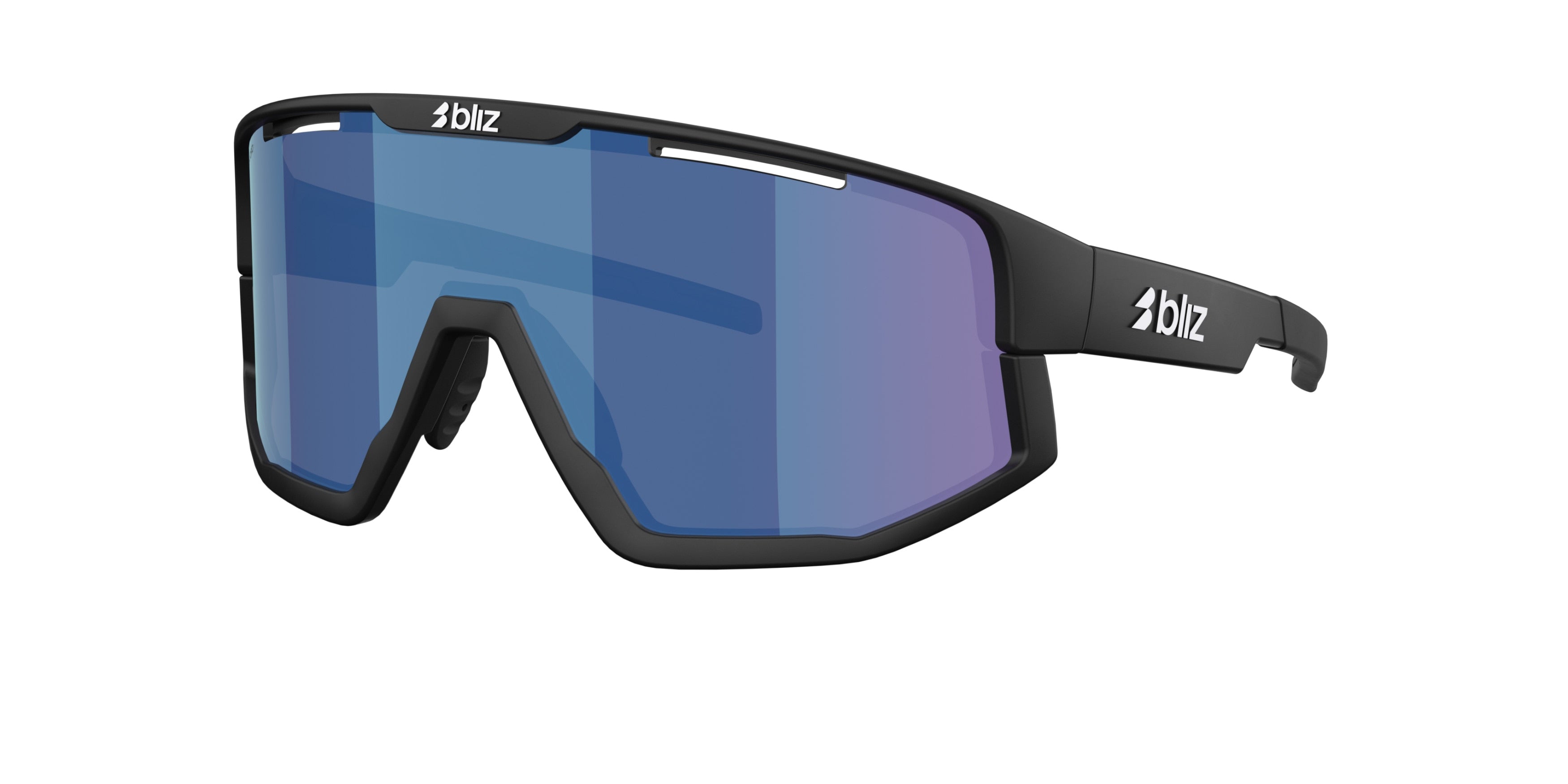 Gafas Sol Bliz Vision/Negro Mate/Humo/Azul Multicolor