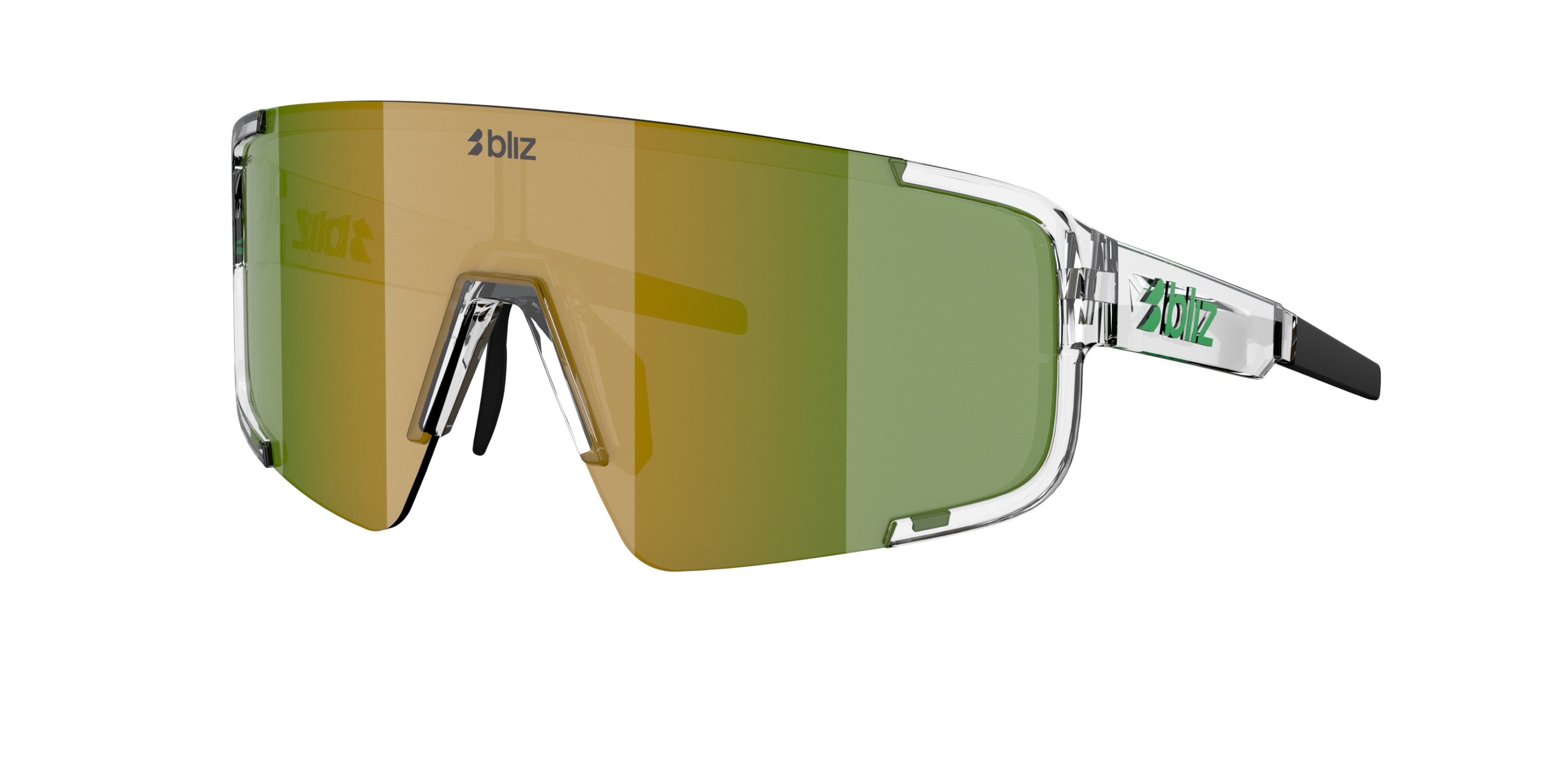 Gafas Sol Bliz P003/Blanco Transparente/Verde