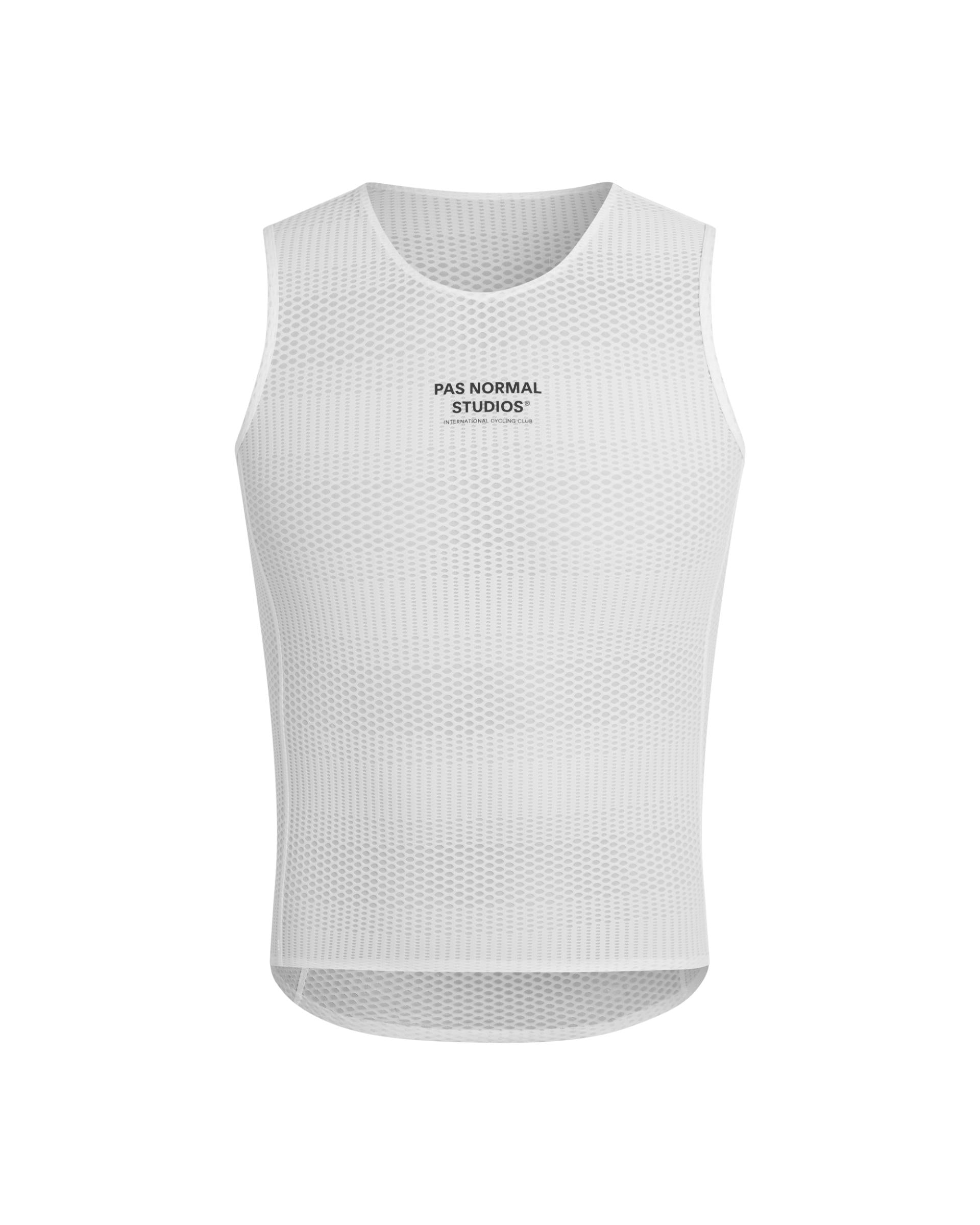 Camiseta Interior Sin Mangas Pas Normal Studios Mechanism Pro Hombre Blanco