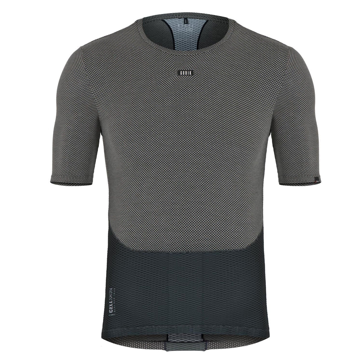Cell Skin Camiseta Interior Manga Corta Gobik Hombre Gris/Negro