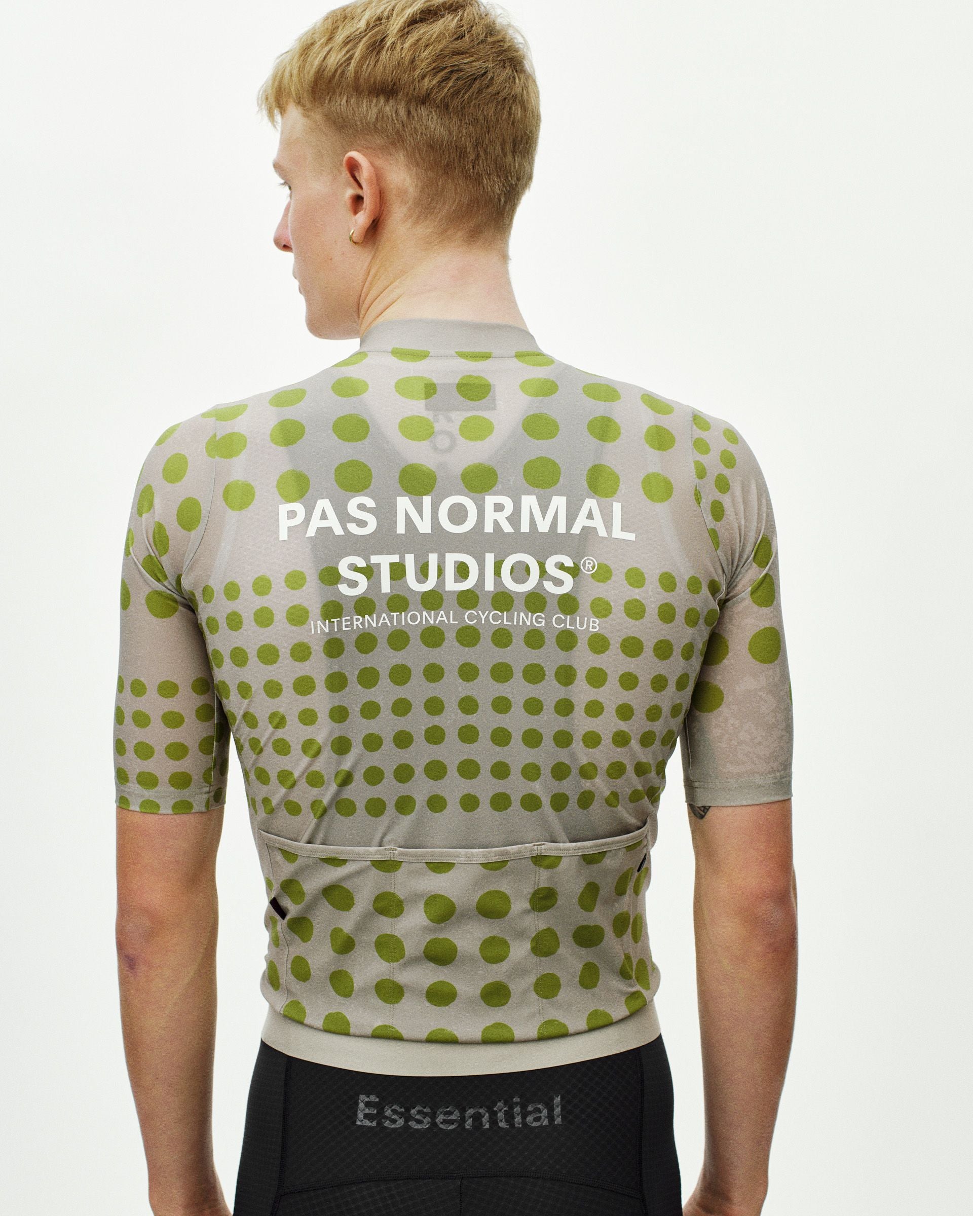 Maillot Manga Corta Pas Normal Studios Essential Hombre Dot Bone #5