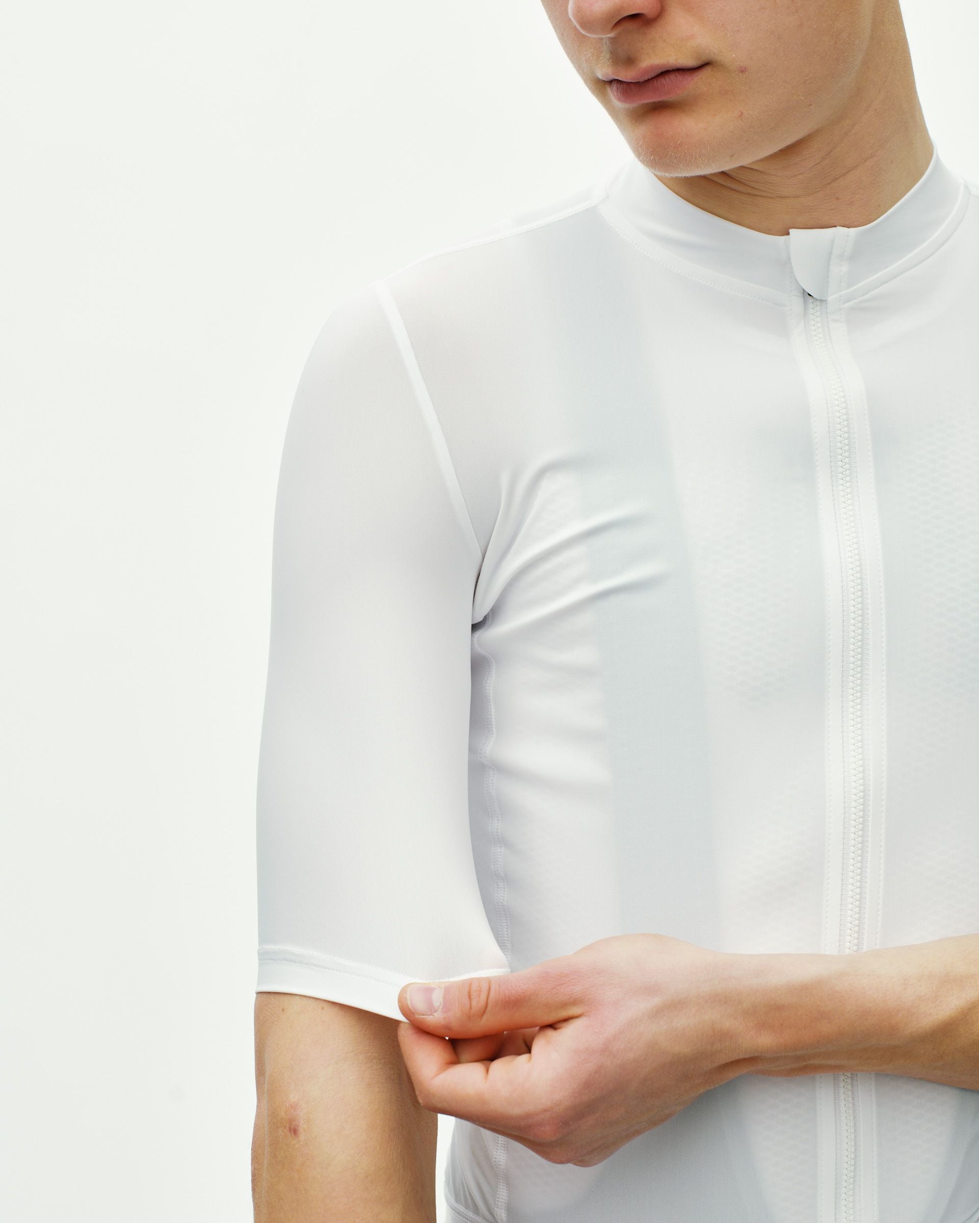 Maillot Manga Corta Pas Normal Studios Essential Hombre Blanco #7