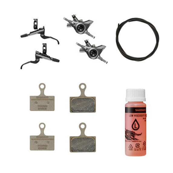 Kit Upgrade Freno Shimano XTR BR-M9200/BL-M9200 Metal Sin Aletas Sin Adaptador Latiguillo 1000/1700mm Negro #2