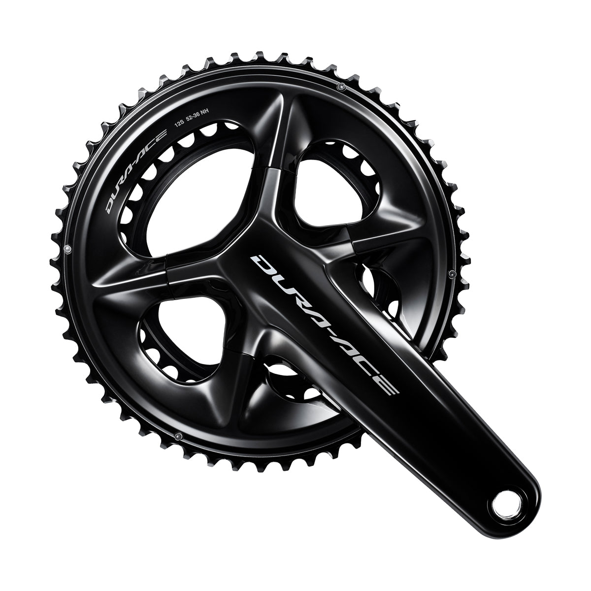 Juego Bielas/Platos Shimano Dura-Ace FC-R9200 Hollowtech II 52/36d 12v Sin Cazoletas Negro