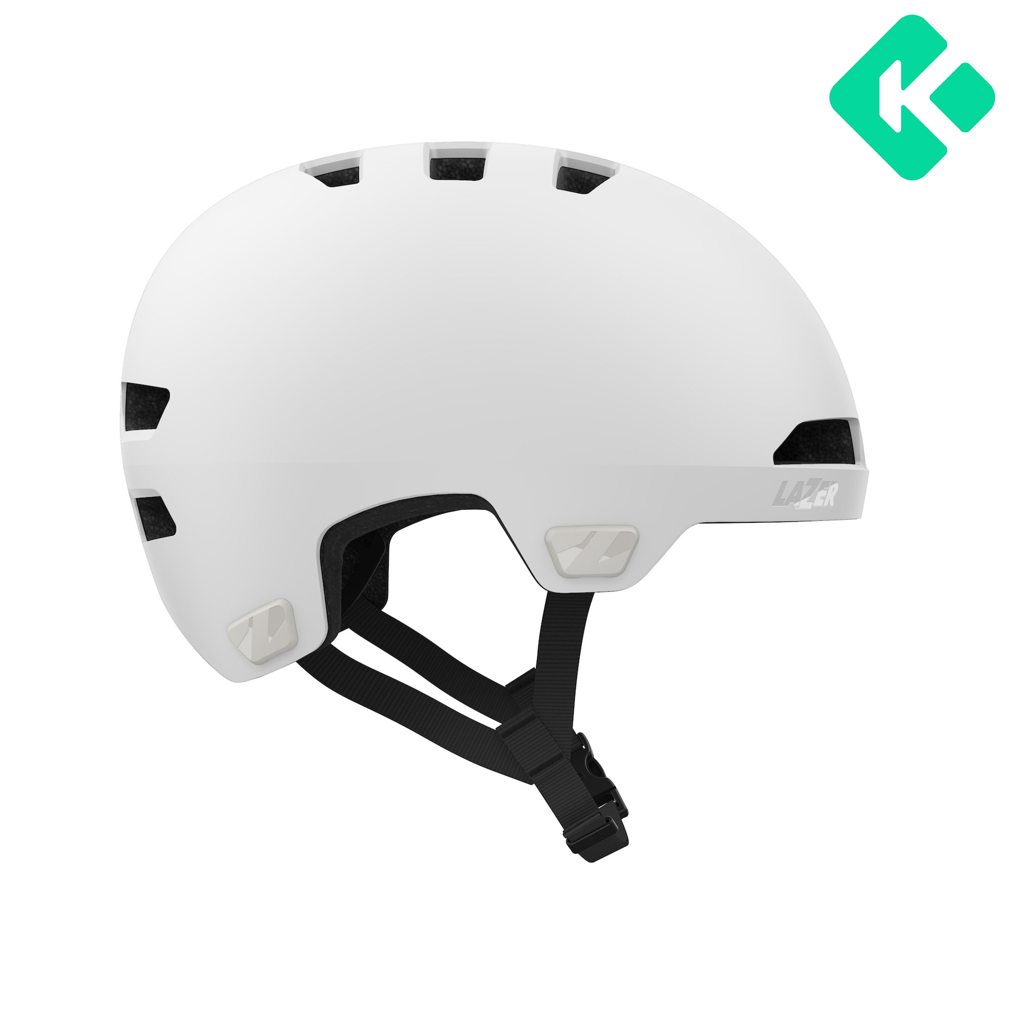 Casco Lazer MazeJR KC CE-CPSC-ASTM Niño +STKR Matte White