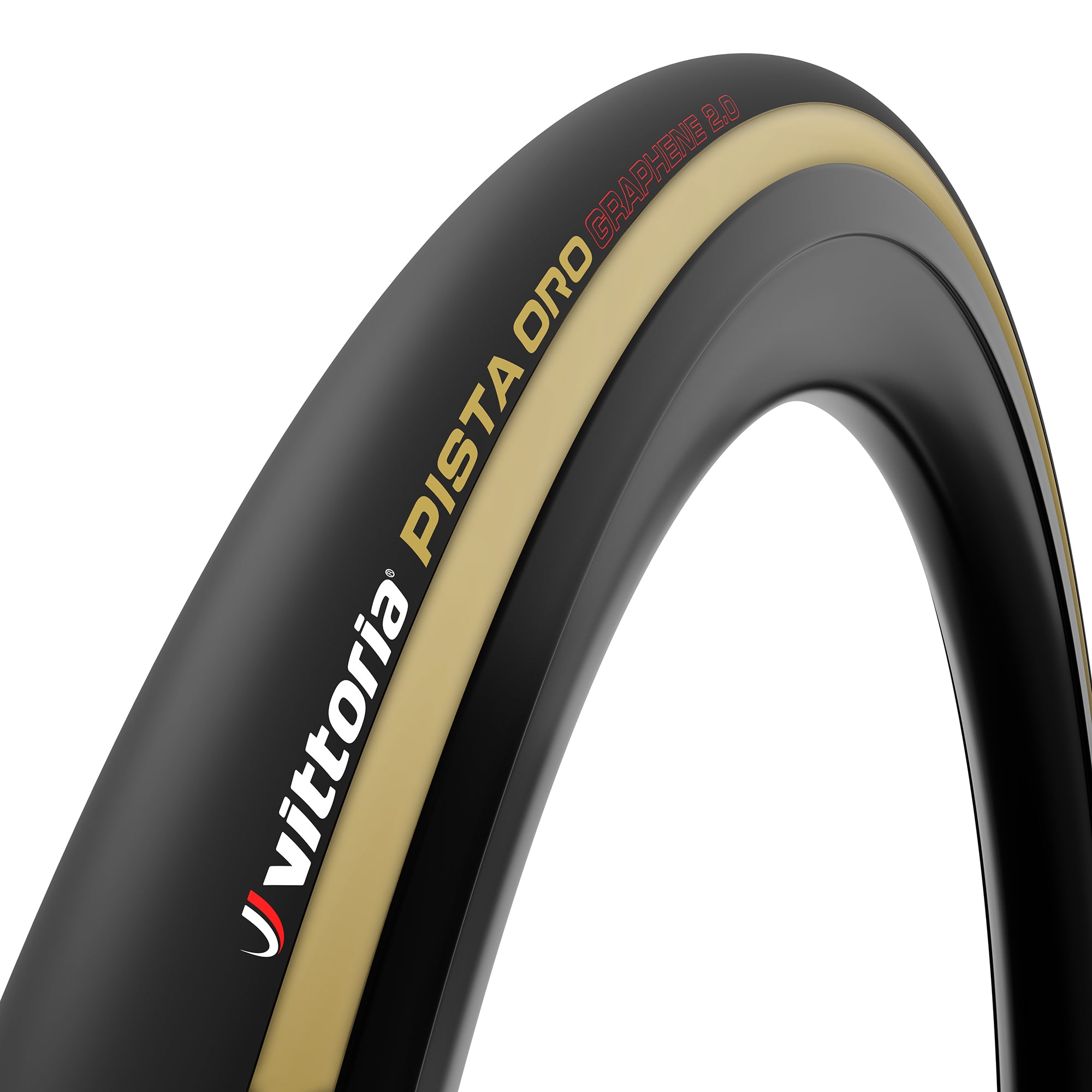 Cubierta Vittoria Pista Oro Tubular TPU G2 Crema/Negro #2
