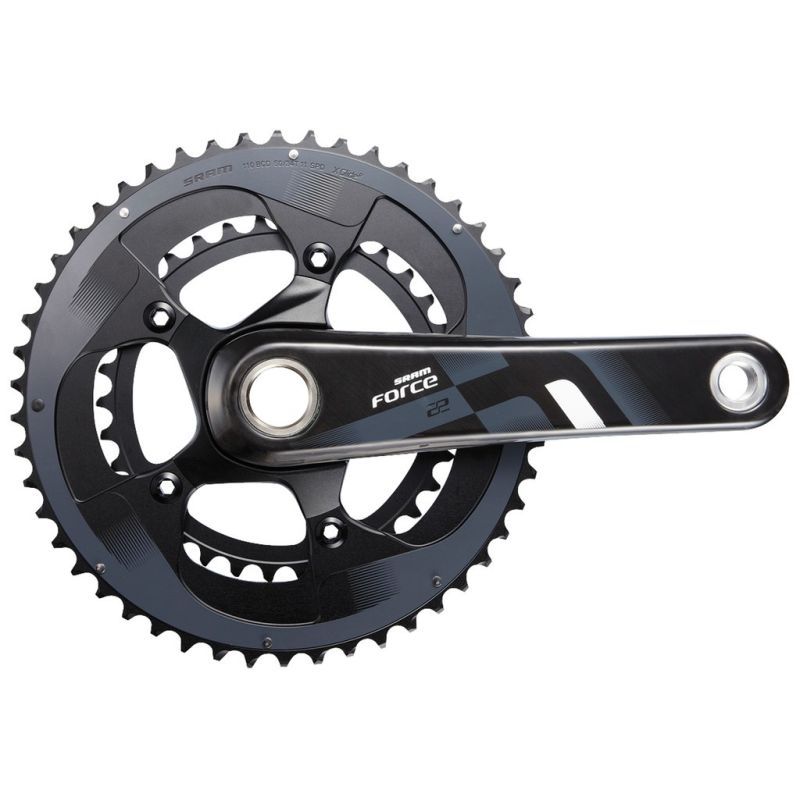Juego Bielas/Platos Sram Force 22 GXP 53/39d Carbono/Aluminio Sin Cazoletas 170mm Negro