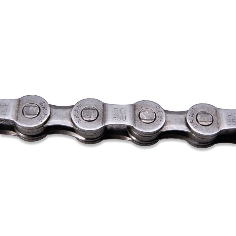 Cadena Sram PC-951 114 Eslabones Powerlink Gris/Oro 9v