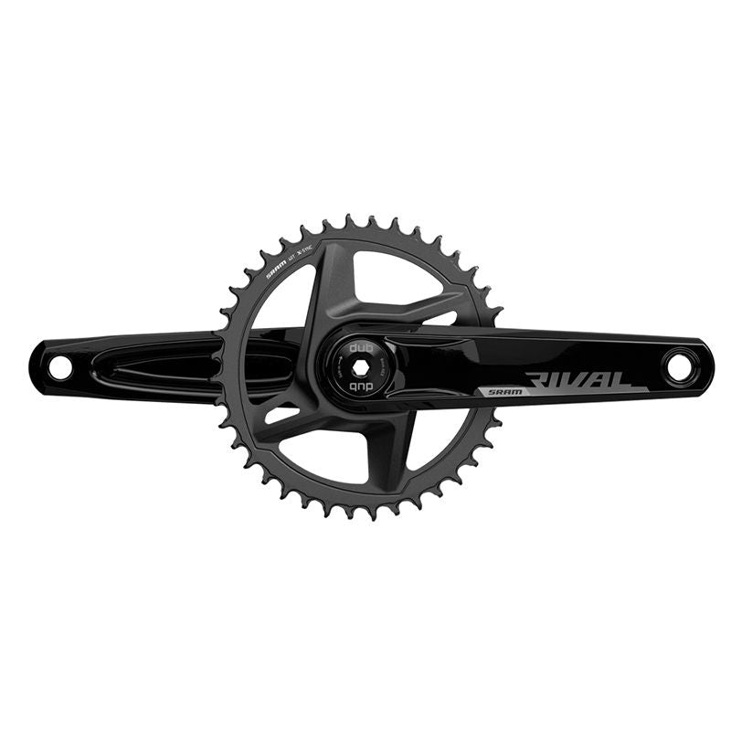 Juego Bielas/Plato Sram Rival D1 Dub Wide 107 Bcd 46d 12v Aluminio Sin Cazoletas 170mm Negro