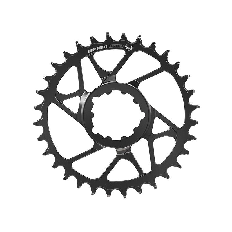 Plato Sram Eagle 90 T-Type Direct Mount 3mm Offset Acero Plata