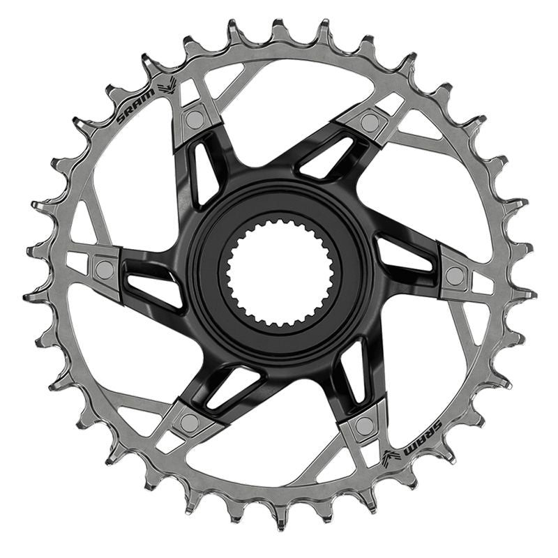 Plato E-BIKE Sram XX T-Type Direct Mount CL55 Bosch DU38 12v Acero Negro/Plata