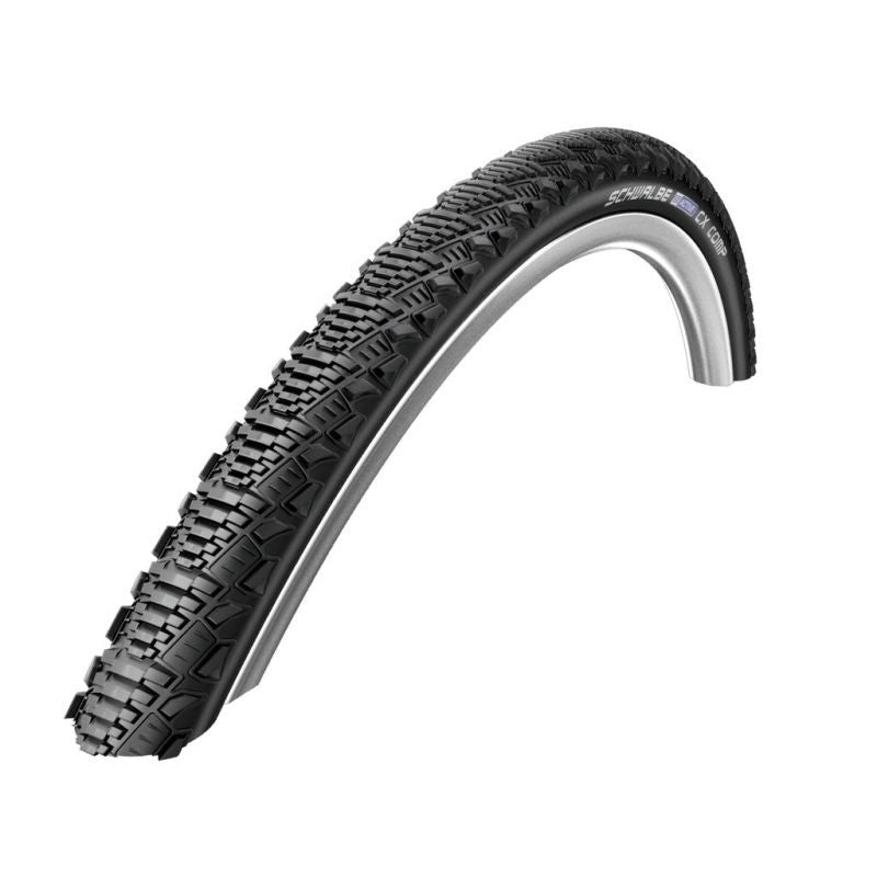 Cubierta Schwalbe CX Comp 28x1.35/700x35C HS369 K-Guard Liteskin Activeline Sbc Reflectante Negro
