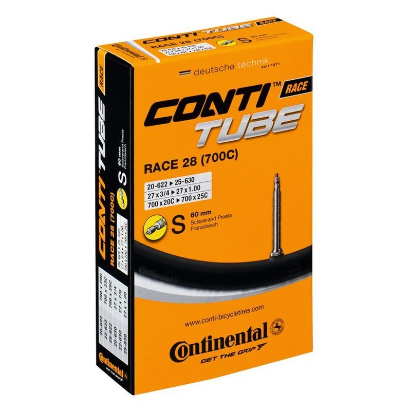 Cámara Continental Race 650x20-25 Válvula Presta 42mm 20-559/25-571