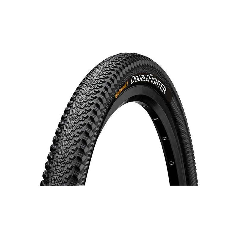 Cubierta Continental Double Fighter III 27.5x2.00 Reflectante Negro