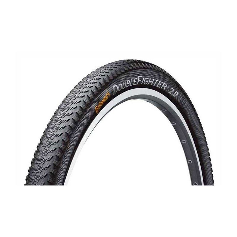 Cubierta Continental Double Fighter III 29x2.00 Reflectante Negro