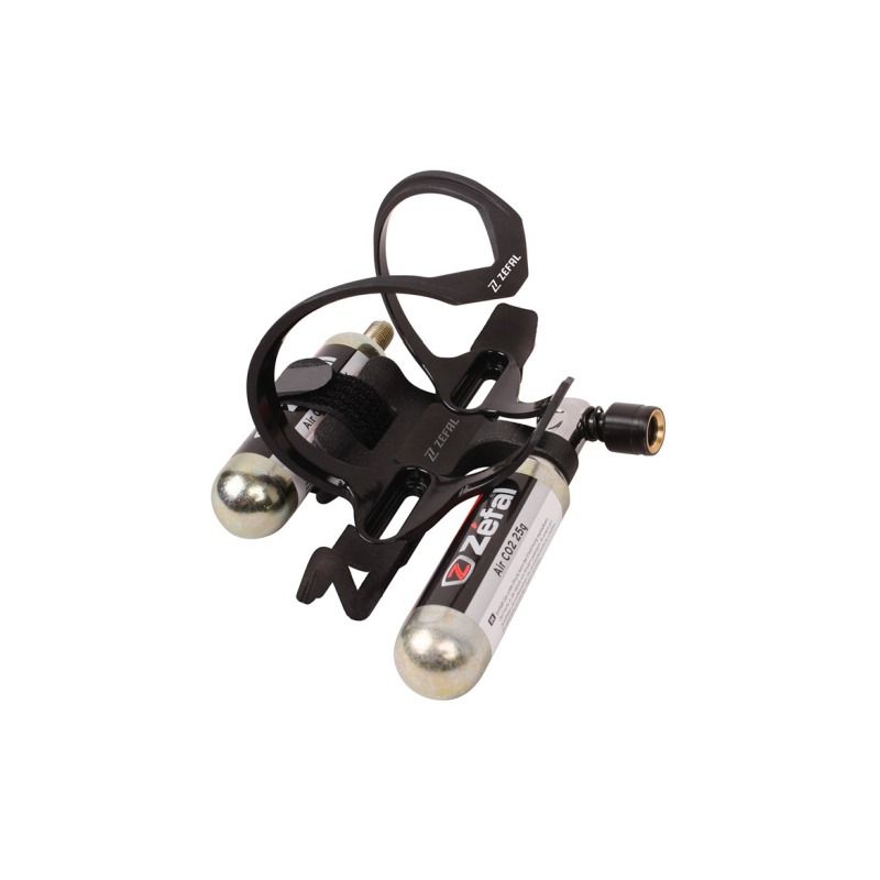 Portabidon Zefal Pulse Z2i Para Kit Co2 2x25g Negro