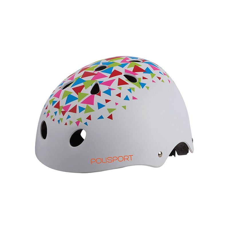 Casco Polisport Junior Urban Radical White Triangle