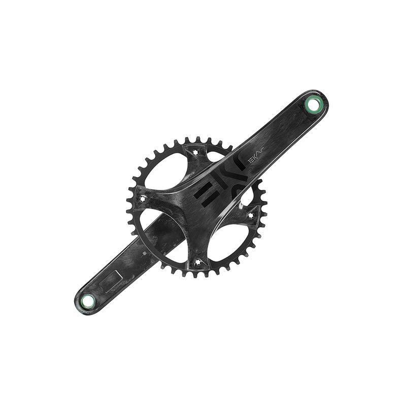 Juego Bielas/Plato Campagnolo Ekar Ultra Torque Pro Tech 145 Bcd 44d Carbono Sin Cazoletas 172.5mm Negro