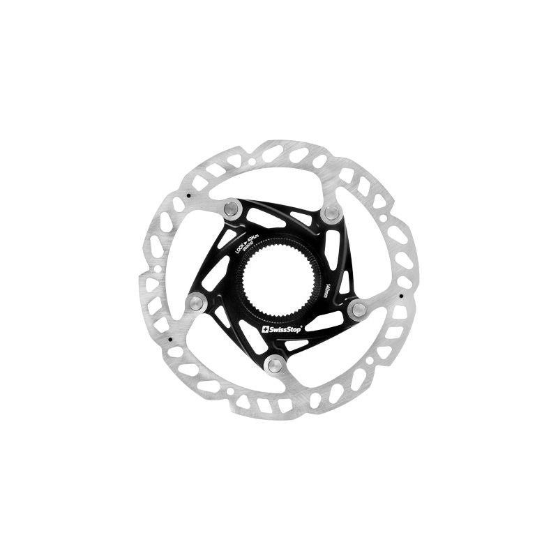 Disco Freno SwissStop Catalyst Race Centerlock Plata/Negro