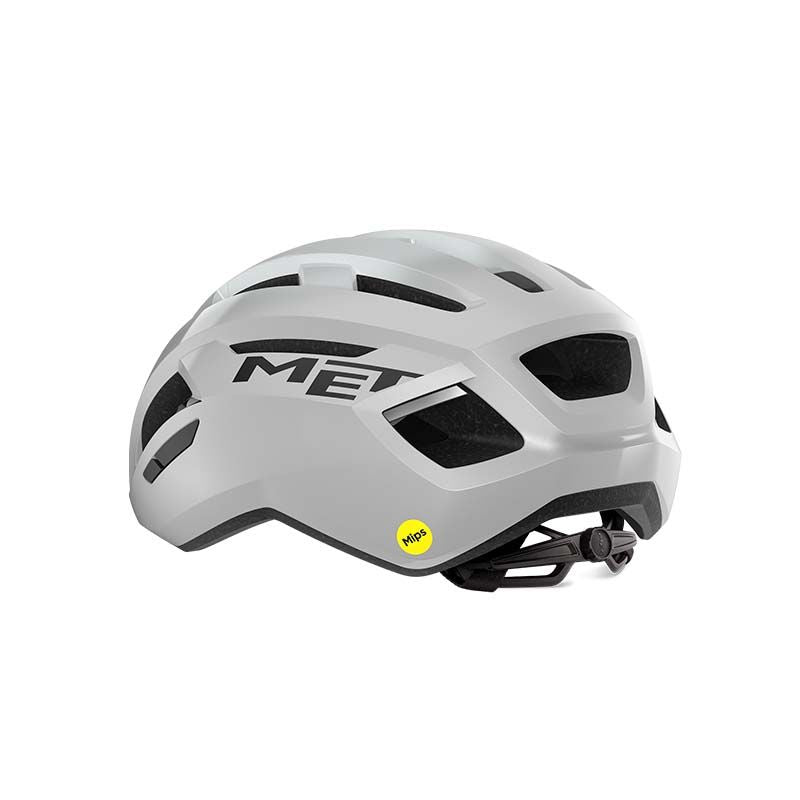 Casco Met Vinci Mips Blanco/Plata Brillo #2