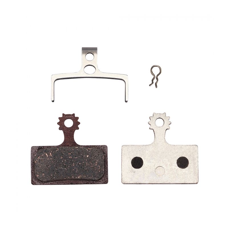 Juego Pastillas Freno FSA DB022 Semi-Metálicas Placa Aluminio Gris