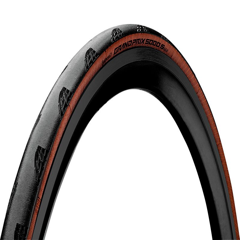 Cubierta Continental Grand Prix 5000 S 700 Tubeless Ready Plegable Negro/Transparente