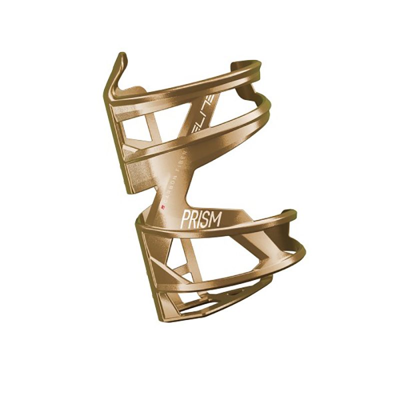 Portabidon Elite Prism Derecha Carbono Oro Metalico