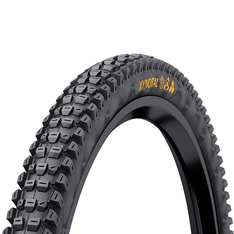 Cubierta Continental Xynotal Downhill 27.5X2.40 Compuesto Blando Compuesto Tubeless Ready Plegable Negro