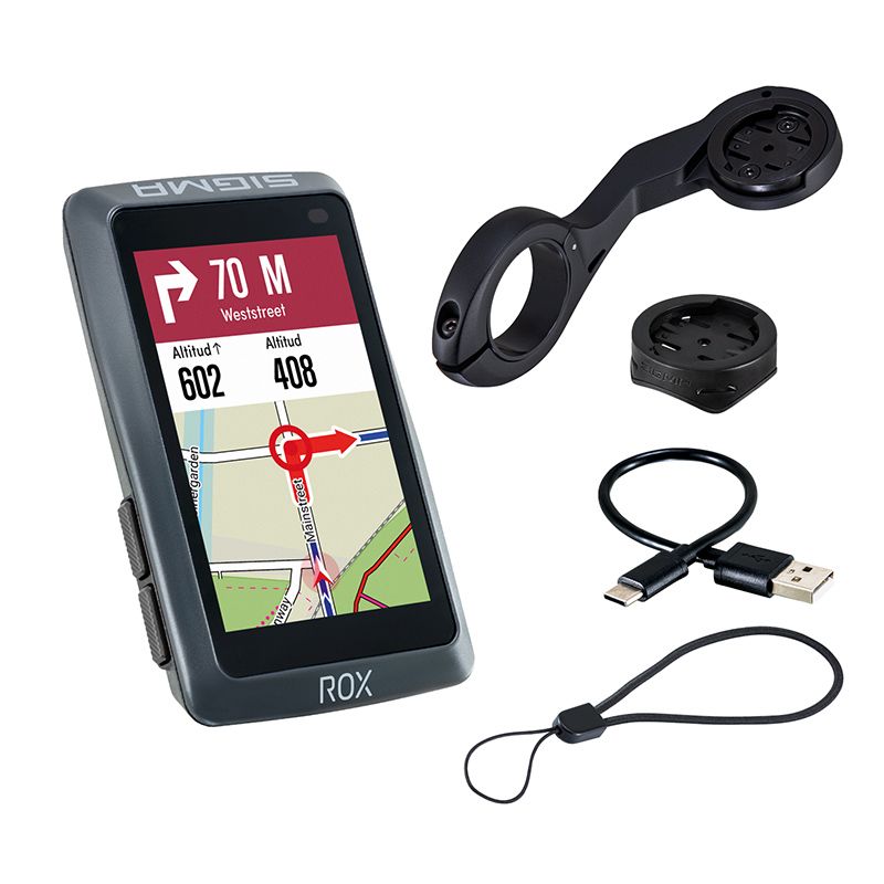 Ciclocomputador Sigma Rox 12.1 Evo Gris Oscuro