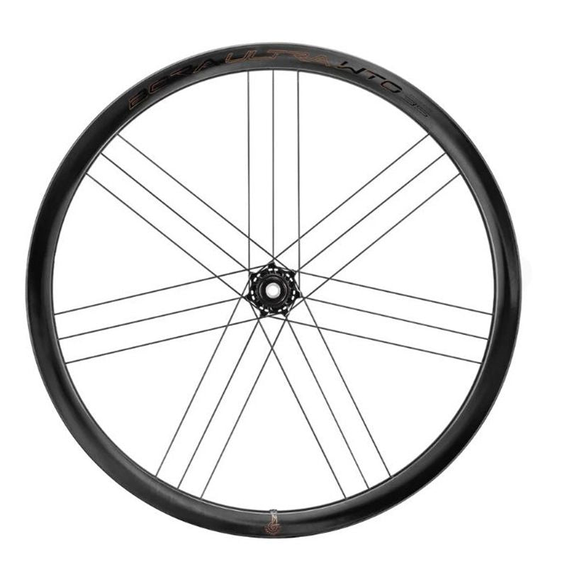 Juego Ruedas Campagnolo Bora Ultra WTO 35 2WF C23 Tubeless Ready Freno Disco Center Lock XDR Carbono Negro