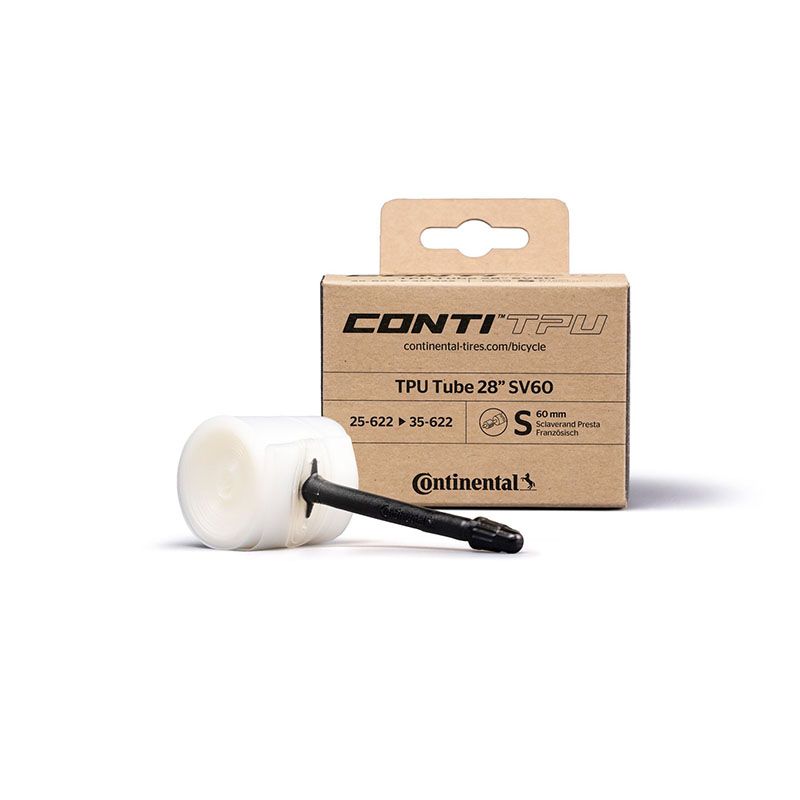 Camara Continental Tpu 28" 700X25-35 Valvula Presta 60mm