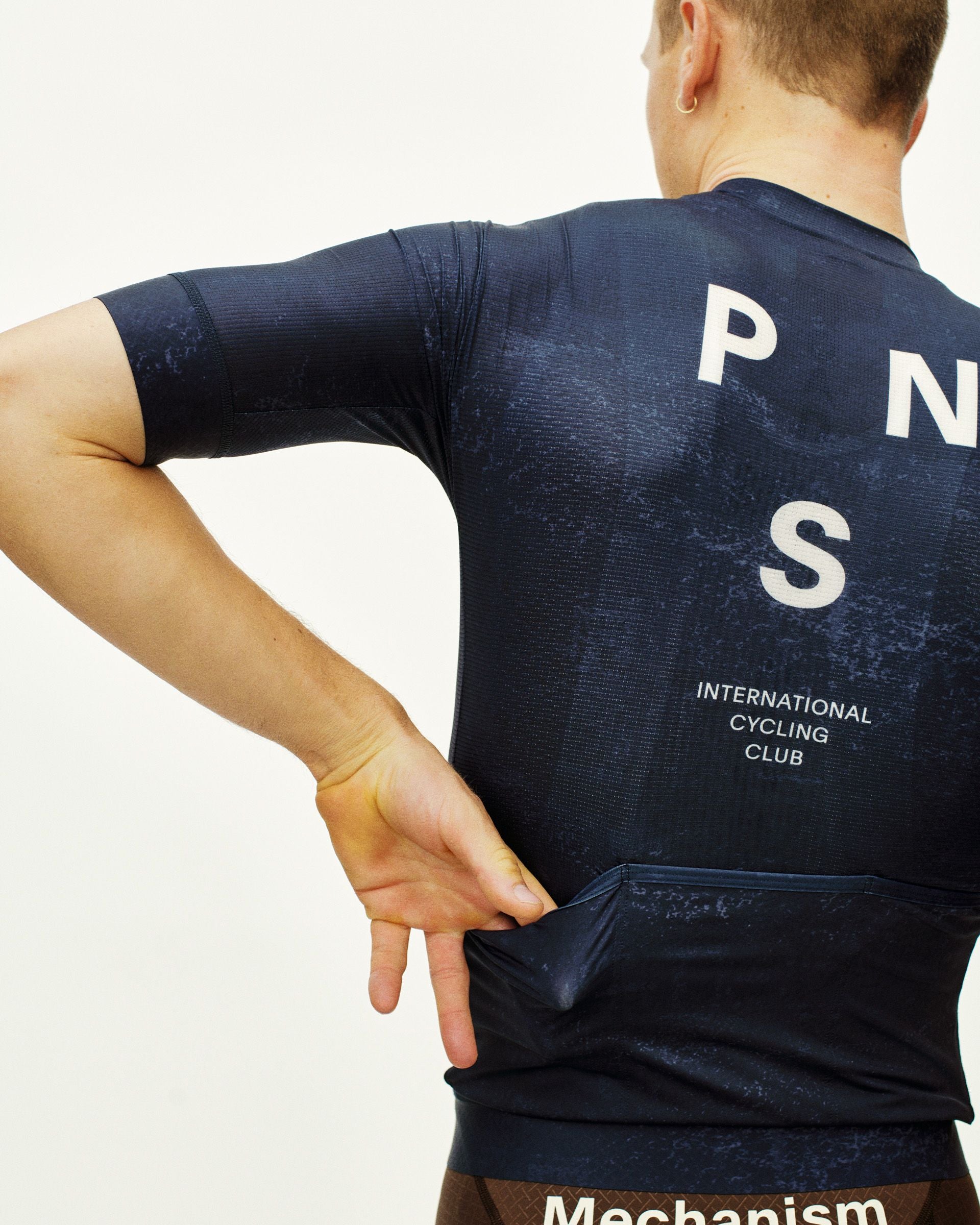 Maillot Manga Corta Pas Normal Studios Mechanism Hombre AOP Indigo #6