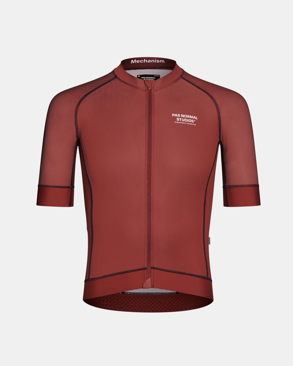 Maillot Manga Corta Pas Normal Studios Mechanism Hombre Maroon