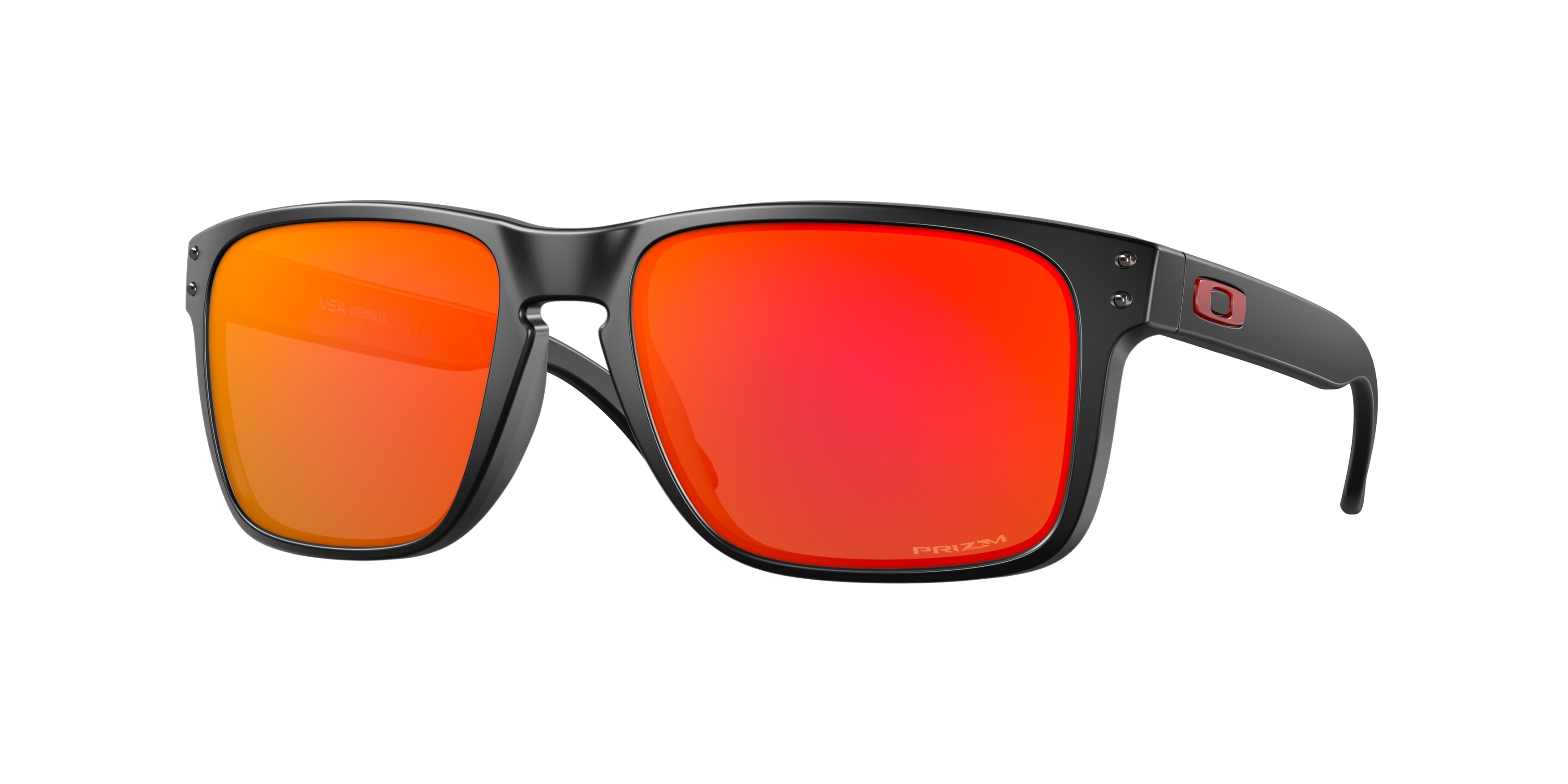 Gafas Sol Oakley Holbrook XL Negro Mate Lente Prizm Ruby