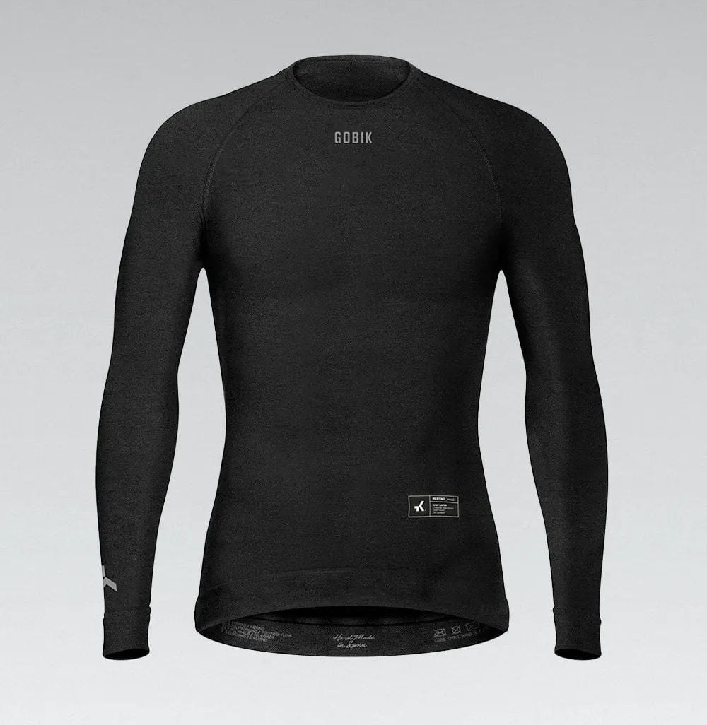 Camiseta Interior Manga Larga Winter Merino Gobik Hombre Coal