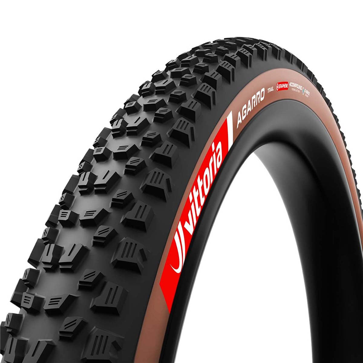 Cubierta MTB Vittoria Agarro Trail TLR G2 Marrón
