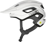 Abus Cliffhanger Mips Casco MTB Shiny Bianco