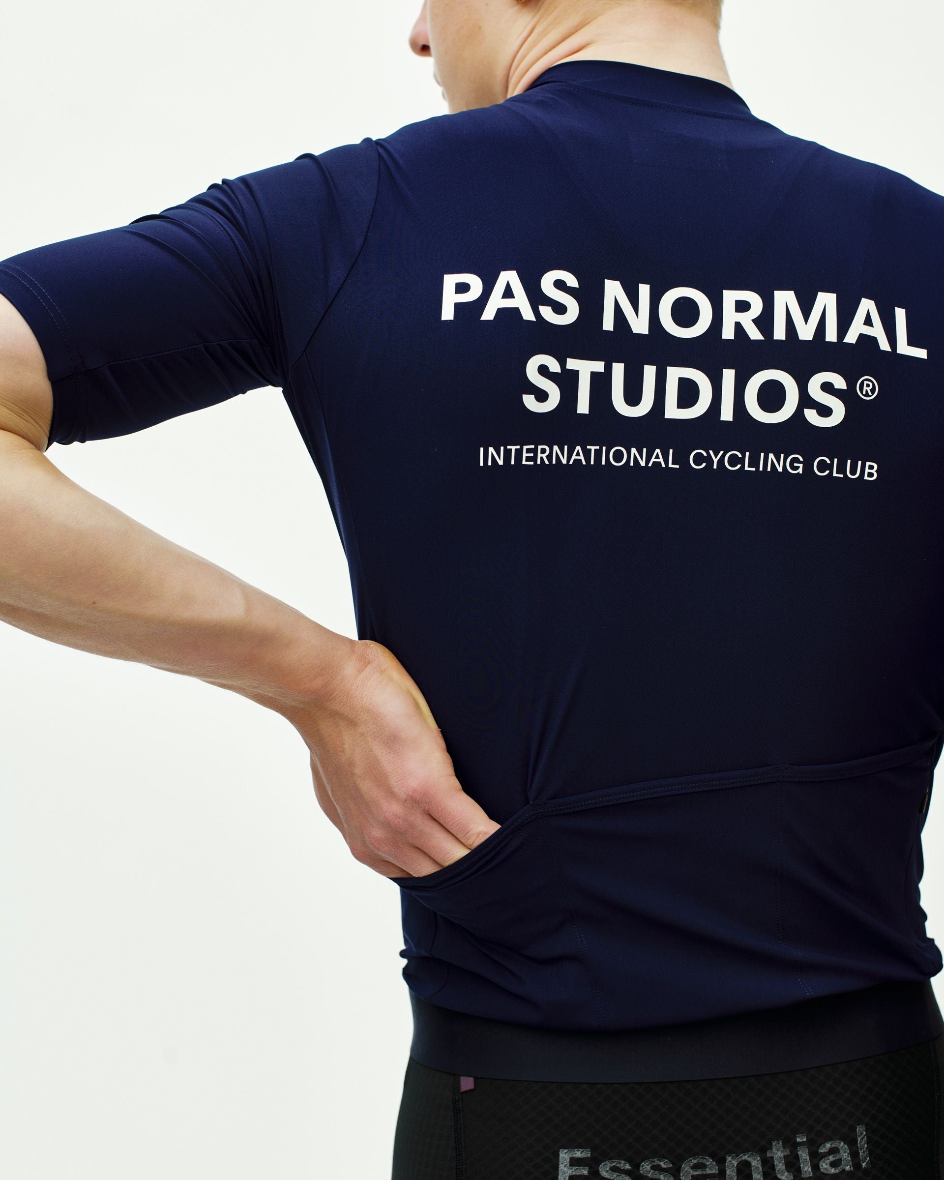 Maillot Manga Corta Pas Normal Studios Essential Hombre Navy #6