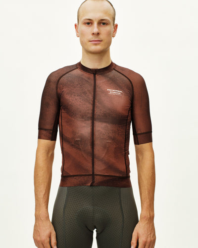 Maillot Manga Corta Pas Normal Studios Mechanism Hombre AOP Light brown #3
