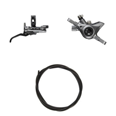 Kit Freno Disco Hidráulico Shimano XTR BR-M9200/BL-M9220 Trasero/Derecho Resina Sin Aletas/Adaptador Latiguillo 1700mm Negro #2