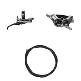 Kit Freno a Disco Idraulico Shimano XTR BR-M9220/BL-M9220 Posteriore/Destro Resina Alettata Senza Adattatore Tubo 1700mm Nero