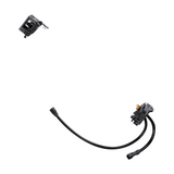 Shimano Steps Battery Mount BM-E8035 Lock Cylinder 400mm Gen. 1 Senza Foro Chiave Nero