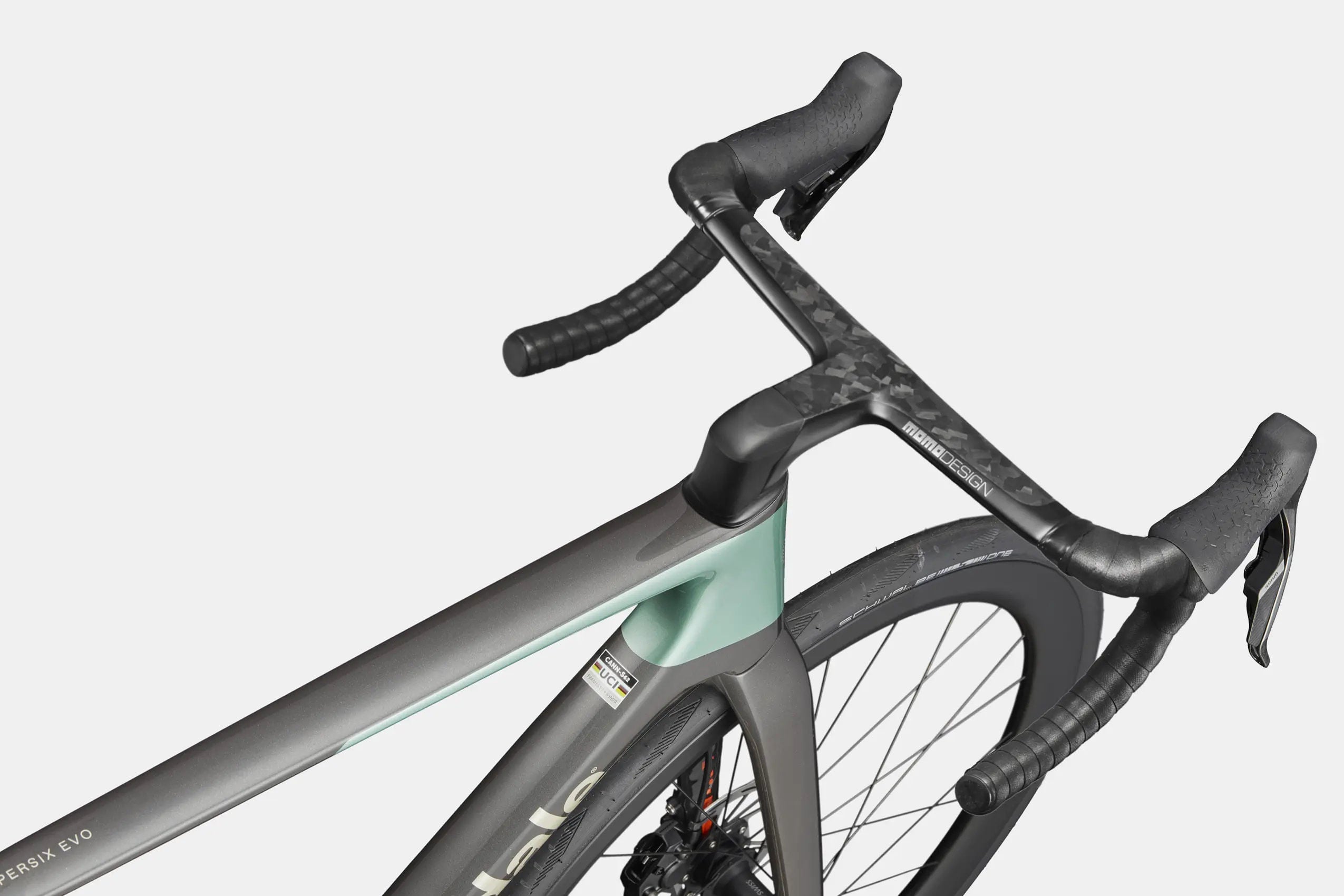 Cannondale SuperSix EVO 4 Manillar Una Pieza MoMo Design 2026 Cactus Green #4