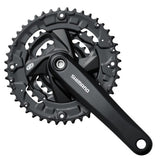 Guarnitura Shimano FC-M371 Square 44/32/22t 9v Guardia Catena Nera