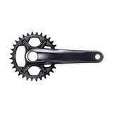 Pedivelle Shimano Deore XT FC-M8120-1 Hollowtech II 12v Senza Movimento Centrale Nero
