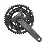 Guarnitura Shimano Cues FC-U6000-2 46/30t 9/10/11v Senza Movimento Centrale Con Guida Catena Nero