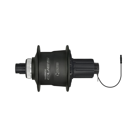Buje Trasero Shimano CUES FH-U6060 AUTO SHIFT Freno Disco Center Lock 11/10v 142/28 Negro