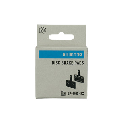 Pastillas Freno Disco Shimano BP-M05-RX Resina Sin Aletas 1 Par Gris #3