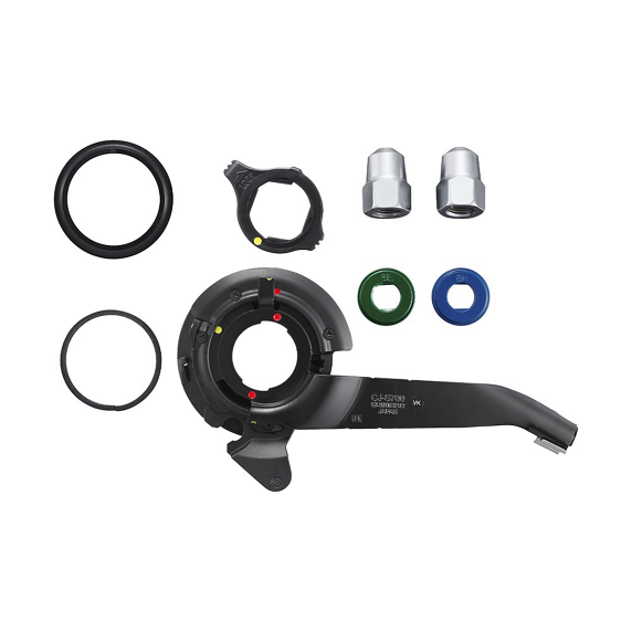 Componentes Buje Interno Shimano Alfine SM-S700 Freno Disco Center Lock Negro/Gris