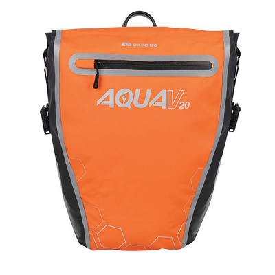 Alforja Oxford Aqua V QR Único 20L Naranja/Negro